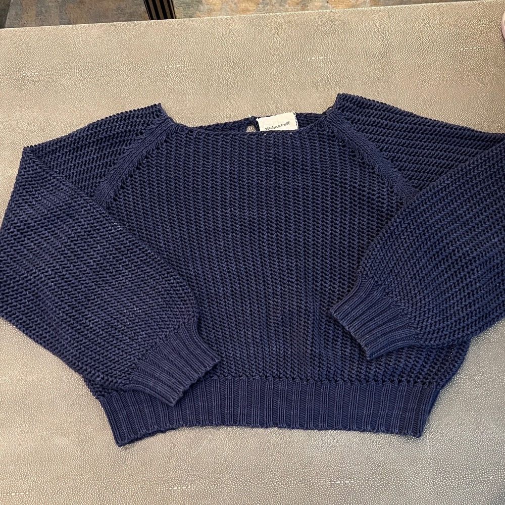 Misha and Puff Net Stitch Sweater Small